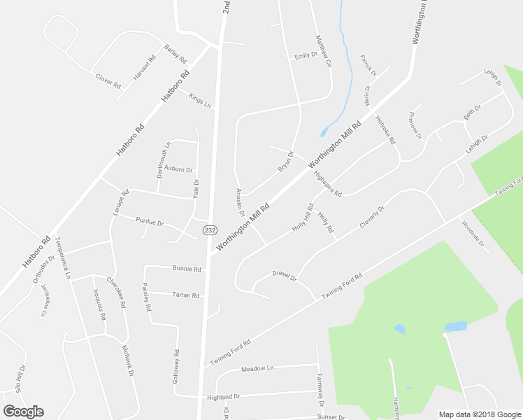 map of restaurants, bars, coffee shops, grocery stores, and more near 110 Worthington Mill Road in Richboro