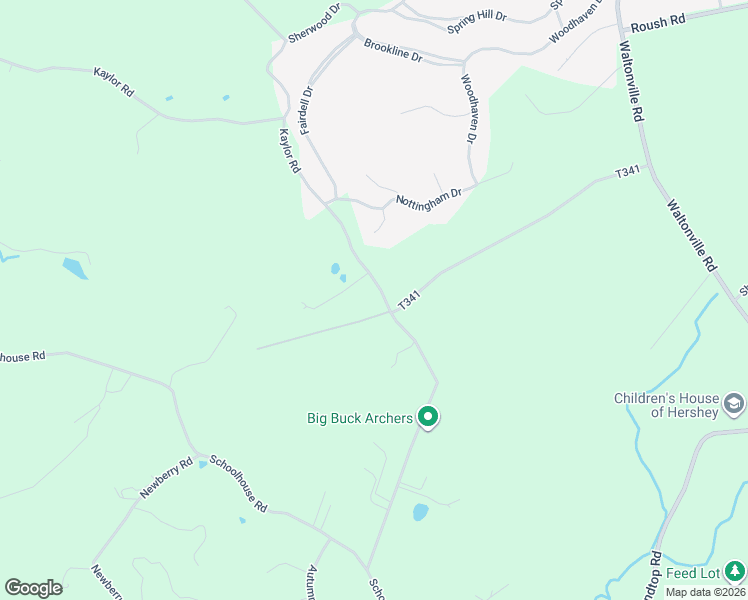 map of restaurants, bars, coffee shops, grocery stores, and more near 1412 Kaylor Road in Hummelstown