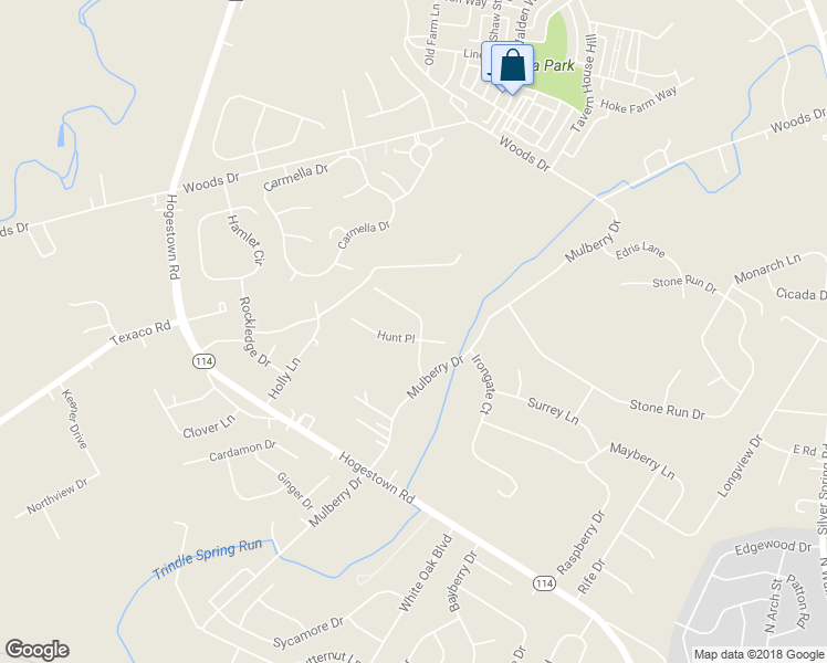 map of restaurants, bars, coffee shops, grocery stores, and more near 15 Hunt Place in Mechanicsburg