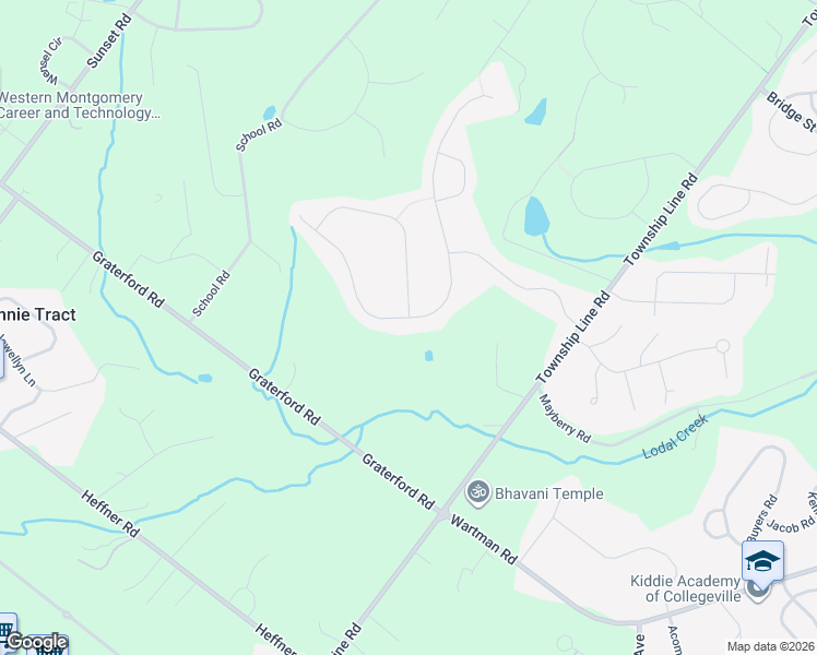 map of restaurants, bars, coffee shops, grocery stores, and more near 69 Bradford Drive in Schwenksville
