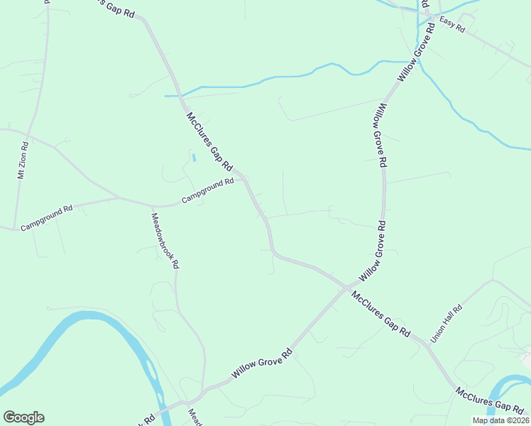 map of restaurants, bars, coffee shops, grocery stores, and more near 1420 McClures Gap Road in Carlisle