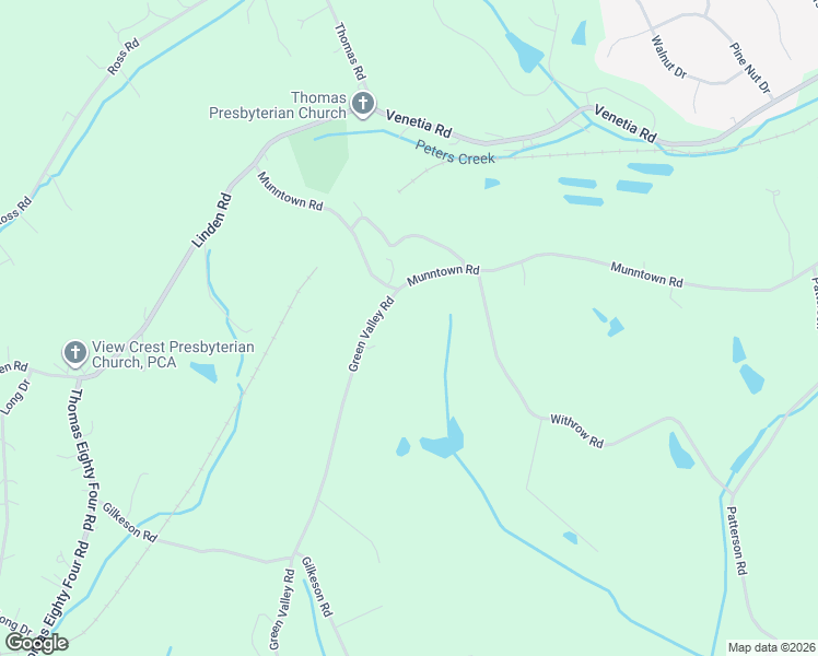 map of restaurants, bars, coffee shops, grocery stores, and more near 582 Green Valley Road in Eighty Four