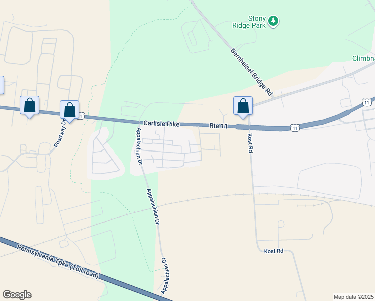 map of restaurants, bars, coffee shops, grocery stores, and more near 82 Malibu Boulevard in Carlisle