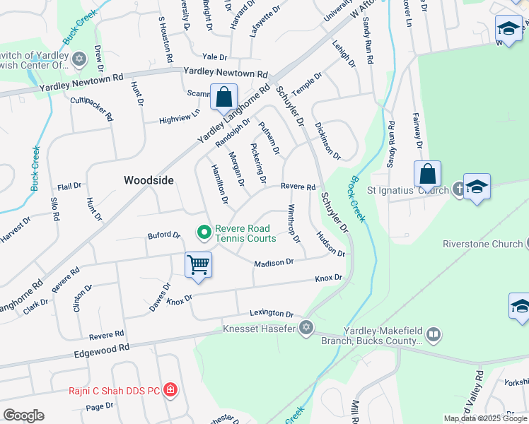 map of restaurants, bars, coffee shops, grocery stores, and more near 1218 Ward Drive in Morrisville