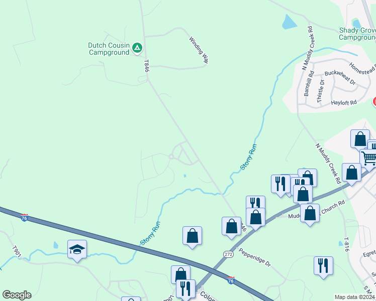 map of restaurants, bars, coffee shops, grocery stores, and more near 141-152 Red Maple Court in Denver