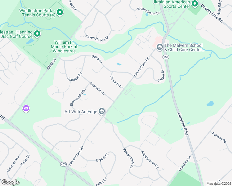 map of restaurants, bars, coffee shops, grocery stores, and more near 1231 Lower State Road in North Wales