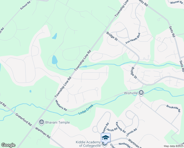 map of restaurants, bars, coffee shops, grocery stores, and more near 244 Roman Drive in Schwenksville