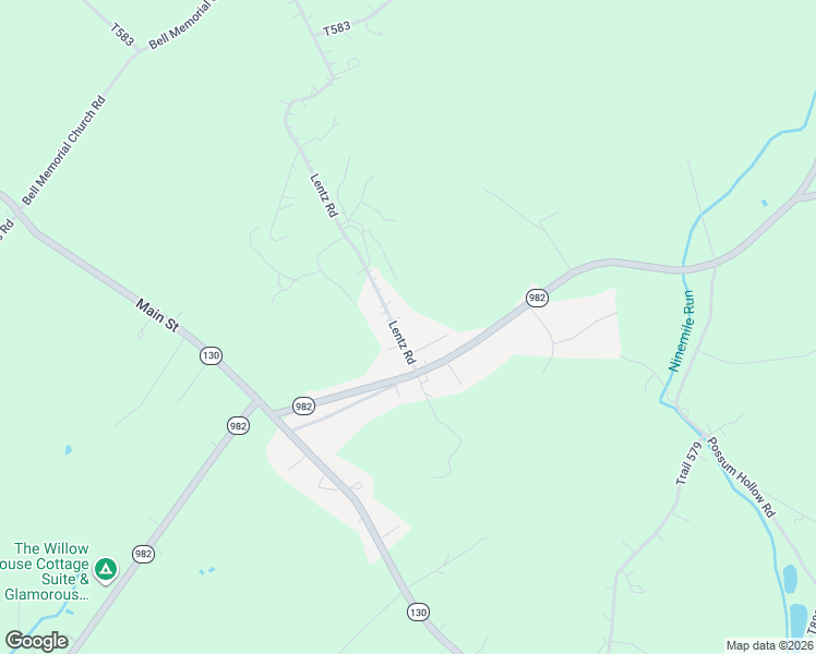 map of restaurants, bars, coffee shops, grocery stores, and more near 114 Lentz Road in Latrobe