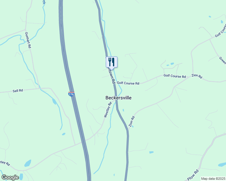 map of restaurants, bars, coffee shops, grocery stores, and more near in Beckersville