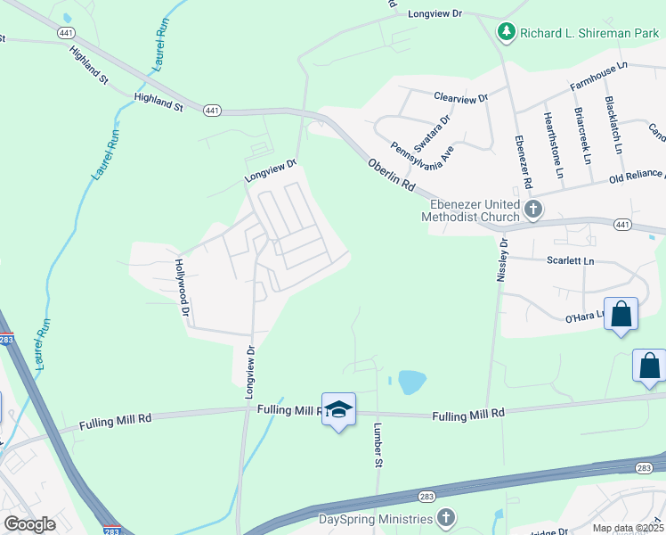 map of restaurants, bars, coffee shops, grocery stores, and more near 163 Jo-Lee Drive in Middletown