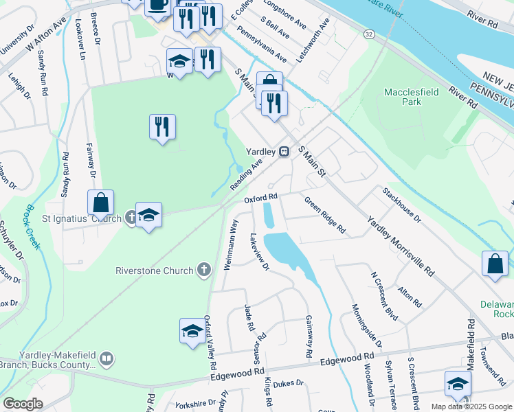 map of restaurants, bars, coffee shops, grocery stores, and more near 2330 Lakeview Drive in Morrisville