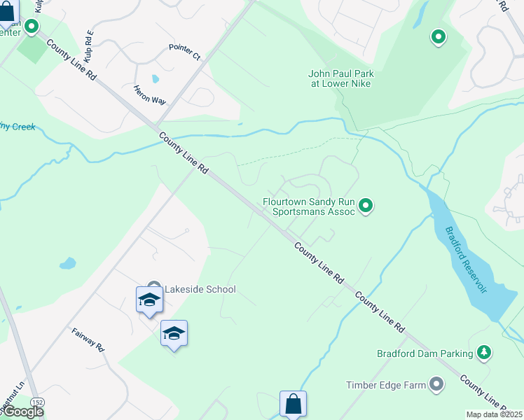 map of restaurants, bars, coffee shops, grocery stores, and more near 716 Oriole Court in Warrington