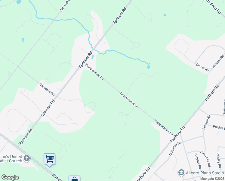 map of restaurants, bars, coffee shops, grocery stores, and more near 746 Temperance Lane in Ivyland