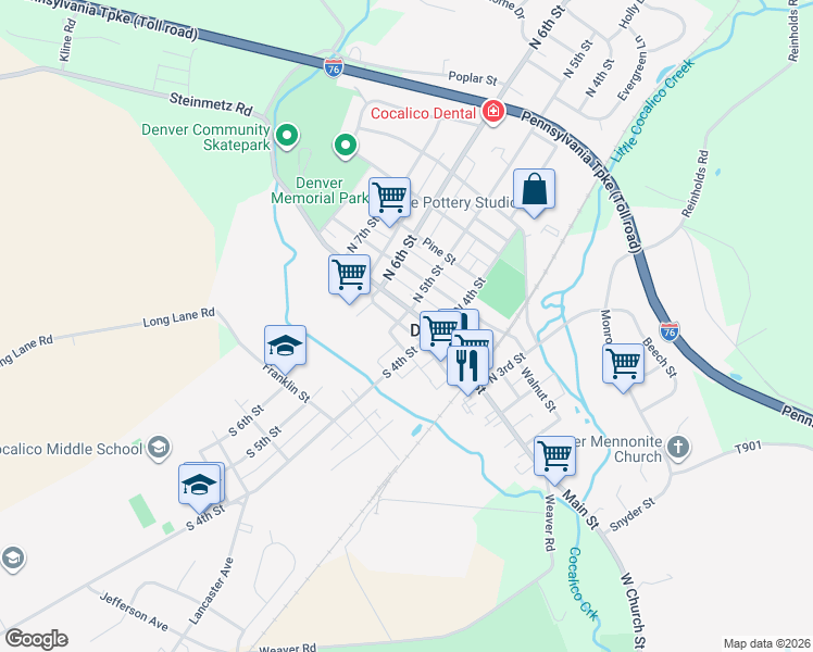 map of restaurants, bars, coffee shops, grocery stores, and more near 426 Railroad Street in Denver