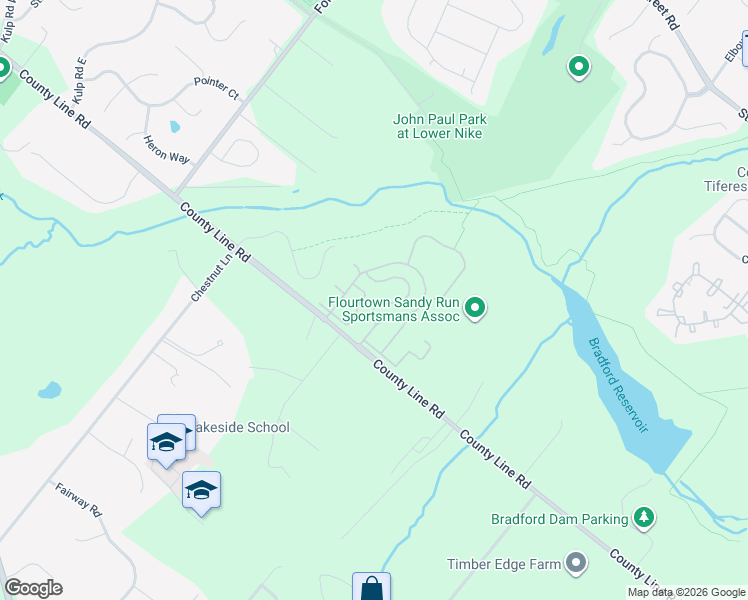 map of restaurants, bars, coffee shops, grocery stores, and more near 319 Cedar Waxwing Drive in Warrington