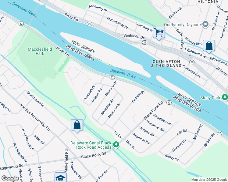 map of restaurants, bars, coffee shops, grocery stores, and more near 25 Manor Lane in Morrisville