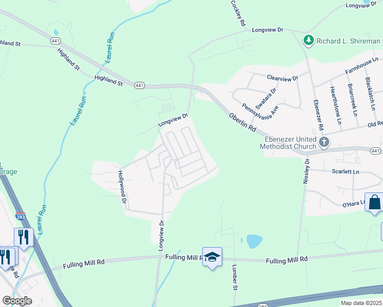 map of restaurants, bars, coffee shops, grocery stores, and more near 111 Nancy Boulevard in Middletown
