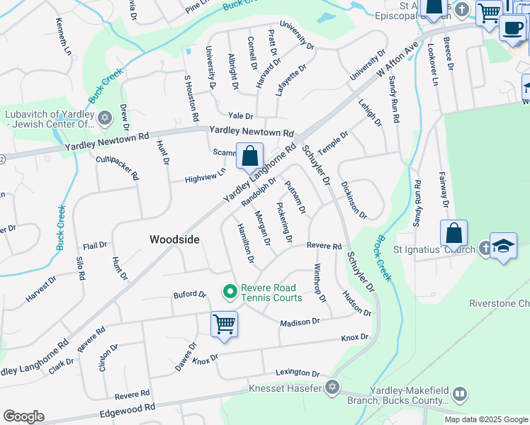map of restaurants, bars, coffee shops, grocery stores, and more near 932 Morgan Drive in Morrisville