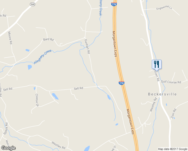 map of restaurants, bars, coffee shops, grocery stores, and more near 79 Gunhart Road in Mohnton