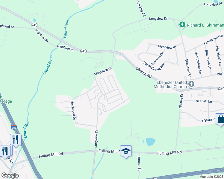map of restaurants, bars, coffee shops, grocery stores, and more near 111 Nancy Boulevard in Middletown