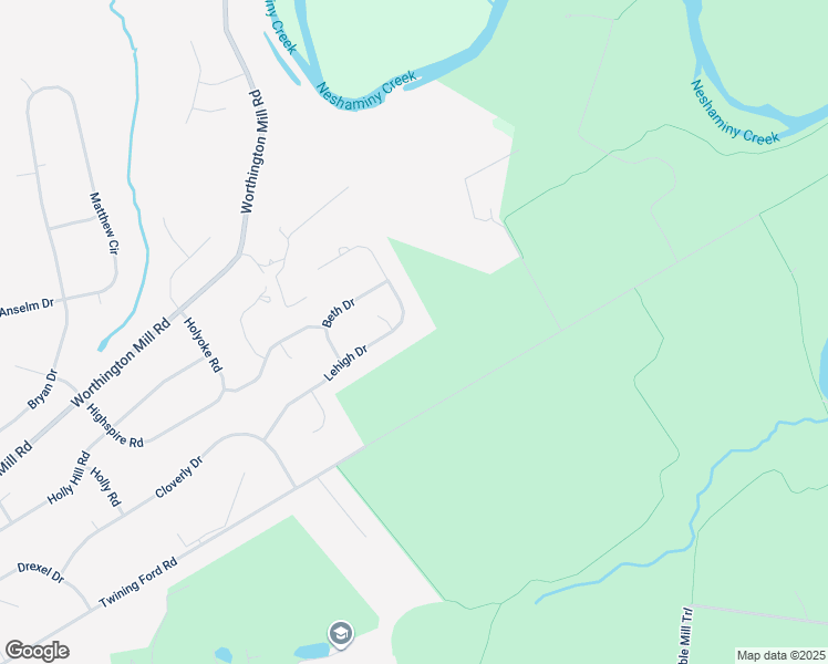 map of restaurants, bars, coffee shops, grocery stores, and more near 152 Lehigh Drive in Richboro