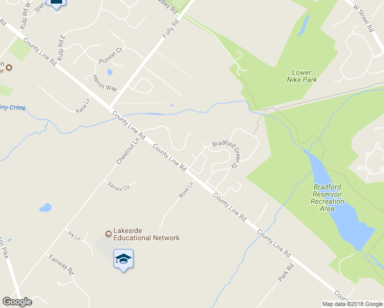 map of restaurants, bars, coffee shops, grocery stores, and more near Raven Court in Chalfont