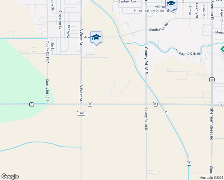 map of restaurants, bars, coffee shops, grocery stores, and more near in Fort Morgan