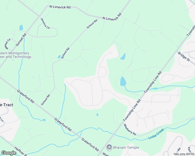 map of restaurants, bars, coffee shops, grocery stores, and more near 138 Bradford Drive in Schwenksville