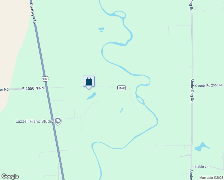 map of restaurants, bars, coffee shops, grocery stores, and more near 16220 Arrowhead Road in Danville