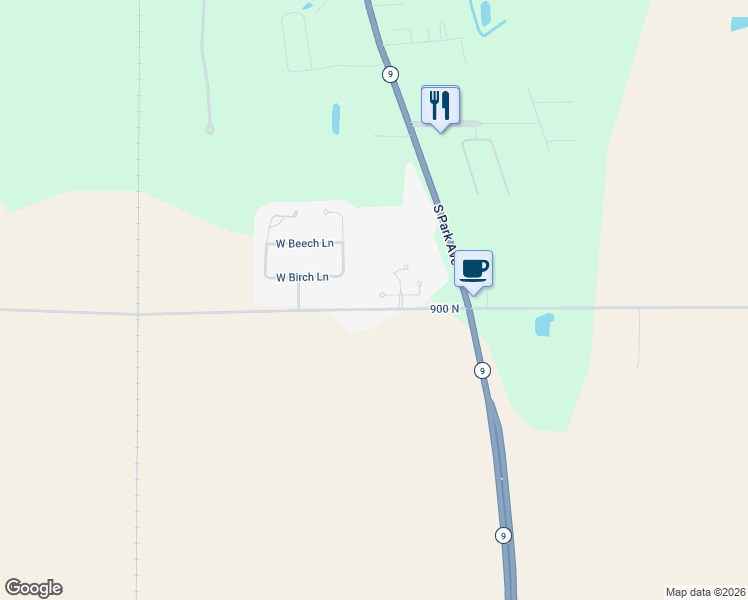 map of restaurants, bars, coffee shops, grocery stores, and more near 94 900 North in Alexandria