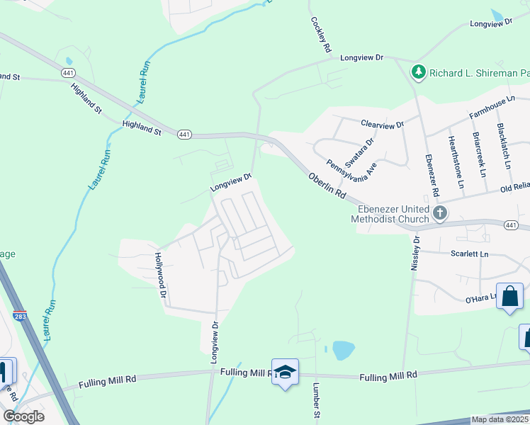 map of restaurants, bars, coffee shops, grocery stores, and more near 97 Mic Nan Drive in Middletown