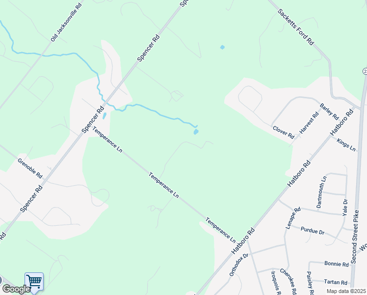 map of restaurants, bars, coffee shops, grocery stores, and more near 691 Temperance Lane in Ivyland