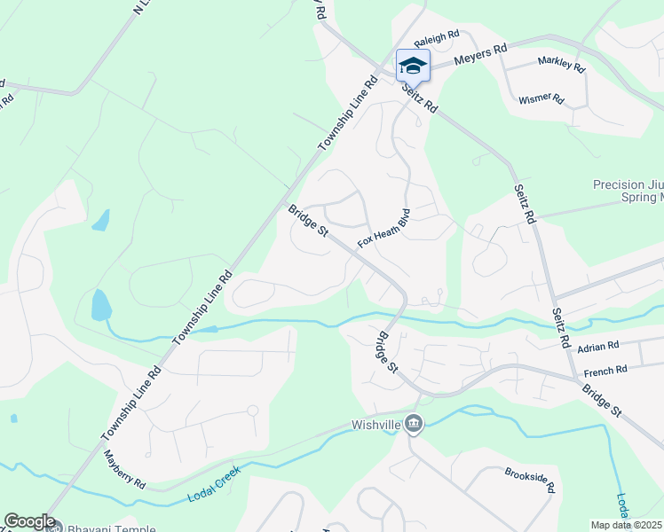 map of restaurants, bars, coffee shops, grocery stores, and more near 820 Arbor Lane in Schwenksville
