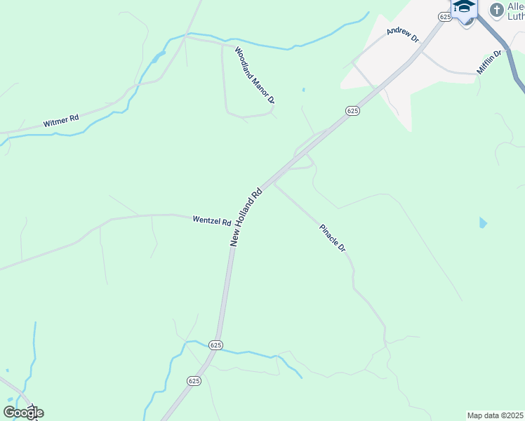 map of restaurants, bars, coffee shops, grocery stores, and more near 4650 New Holland Road in Mohnton