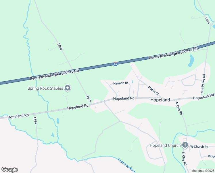 map of restaurants, bars, coffee shops, grocery stores, and more near 1001 Rebecca Drive in Lititz