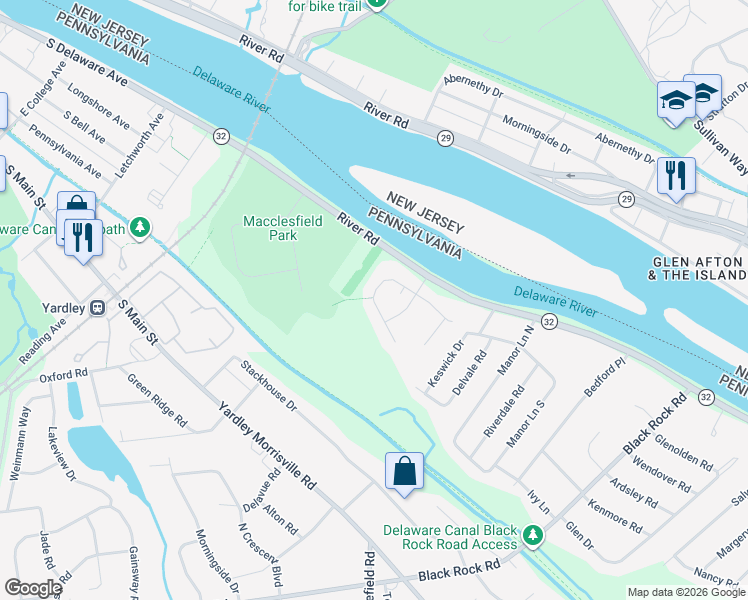 map of restaurants, bars, coffee shops, grocery stores, and more near 882 Slate Hill Road in Morrisville