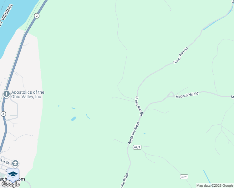 map of restaurants, bars, coffee shops, grocery stores, and more near Coss Road in Wellsburg