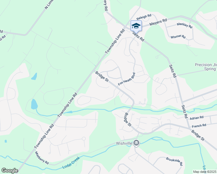 map of restaurants, bars, coffee shops, grocery stores, and more near 820 Arbor Lane in Schwenksville