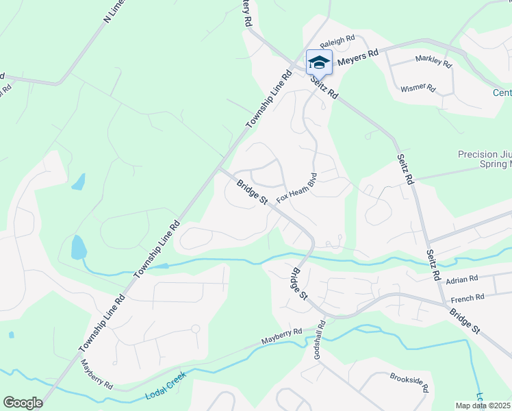 map of restaurants, bars, coffee shops, grocery stores, and more near in East Norriton