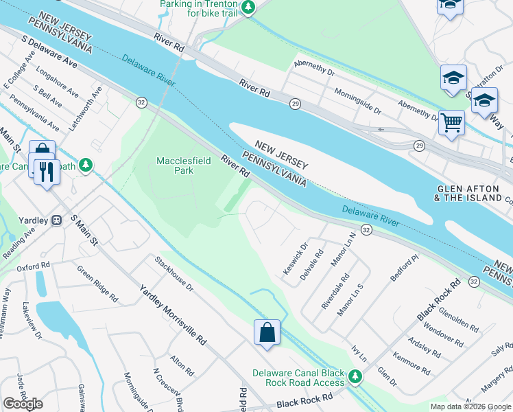 map of restaurants, bars, coffee shops, grocery stores, and more near 882 Slate Hill Road in Morrisville