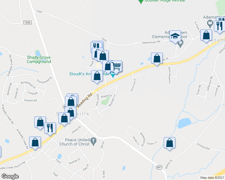 map of restaurants, bars, coffee shops, grocery stores, and more near 15 Rebecca Drive in Denver