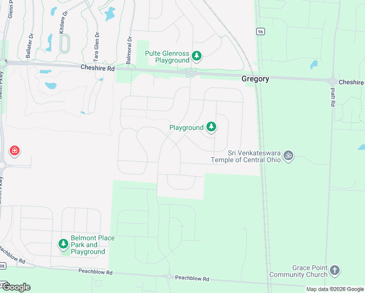 map of restaurants, bars, coffee shops, grocery stores, and more near Marble Slab Road in Delaware