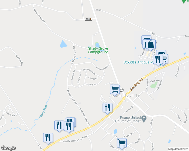 map of restaurants, bars, coffee shops, grocery stores, and more near 10 Buckwheat Drive in Denver