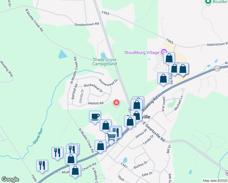 map of restaurants, bars, coffee shops, grocery stores, and more near 8 T-811 in Denver