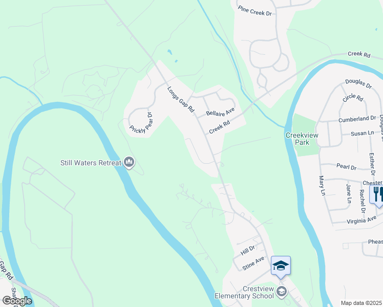 map of restaurants, bars, coffee shops, grocery stores, and more near 136 Lehman Drive in Carlisle