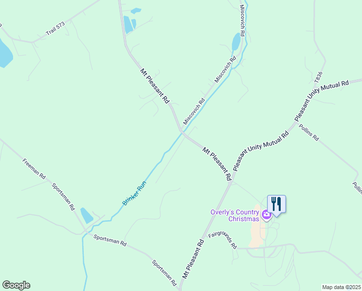map of restaurants, bars, coffee shops, grocery stores, and more near 111 Mutual Patch Road in Greensburg