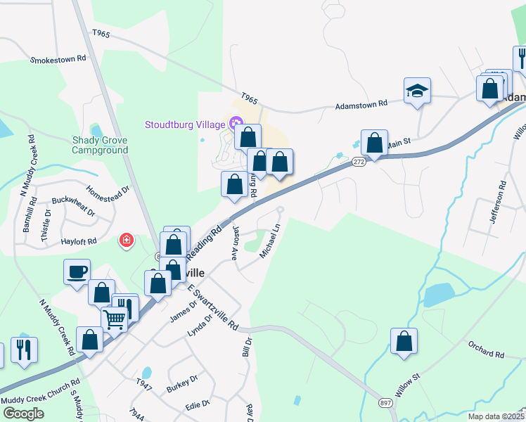 map of restaurants, bars, coffee shops, grocery stores, and more near 28 Rebecca Drive in Denver
