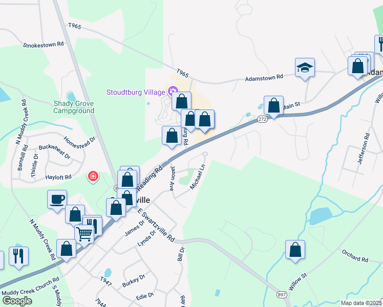 map of restaurants, bars, coffee shops, grocery stores, and more near 28 Rebecca Drive in Denver
