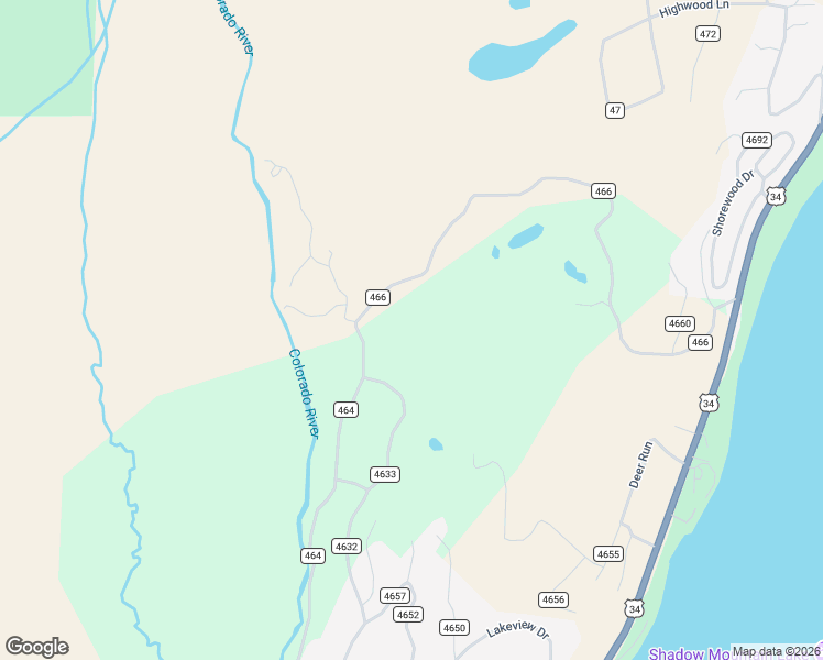map of restaurants, bars, coffee shops, grocery stores, and more near 1398 County Road 466 in Grand Lake