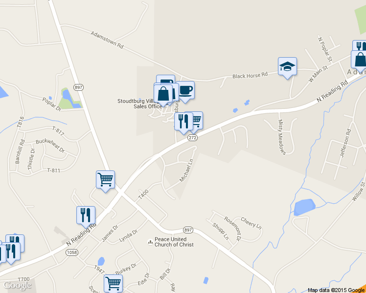 map of restaurants, bars, coffee shops, grocery stores, and more near 32 Rebecca Drive in Denver